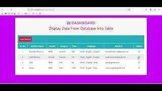 Update Data Into Database With PHP Form  With Radio Button