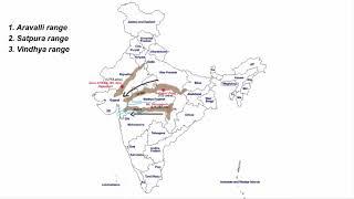 Peninsular Mountains of India - Aravalli, Vindhya, Satpura, Western & Eastern Ghats | UPSC Geography