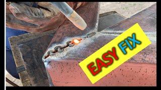 How to fill gaps gasless fluxcore welding tips secret