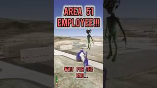 Area 51 employee in Microsoft Flight Simulator