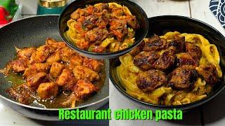 Chicken pasta recipe. Restaurant style