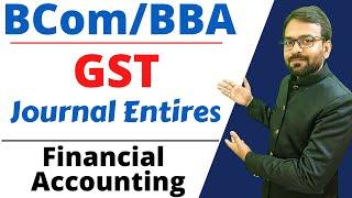 GST journal entry accounting | gst concept in hindi | Financial Accounting