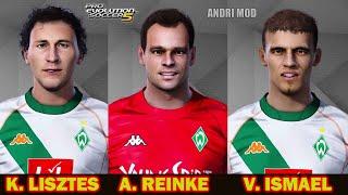 PES 2021 - PREVIEW ORDER FACE SV WERDER BREMEN ( LISZTES, REINKE, ISMAEL )