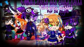 William Afton And Clara Afton Turn Into Babies For 24 Hours / FNAF / Sparkle_Aftøn