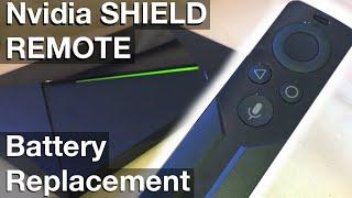 Battery Replacement on Nvidia Shield Remote Control (How to in 4K)