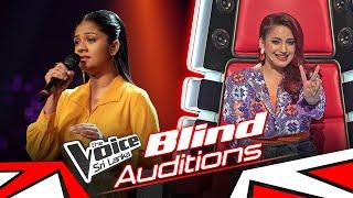 Malki Karunarathne | Punsanda Reta Awidin(පුන්සද රෑට ඇවිදින්)| Blind Auditions | The Voice Sri Lanka