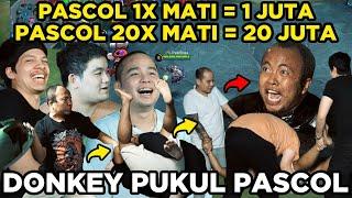 Atta TANTANG Pascol 1x MATI BAYAR 1 juta. 20x mati DONKEY pukul PASCOL!