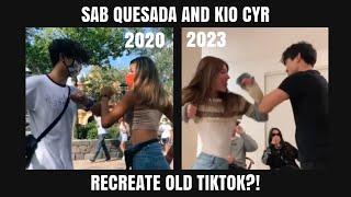 Sab Quesada and Kio Cyr recreate old video from 2020 in 2023?! | TIKTOKINSIDERINFO