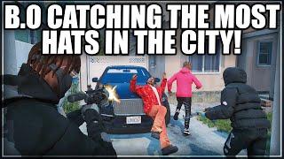 B.O Catching The Most Hats In The City! | GTA RP | Grizzley World Whitelist