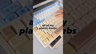 which plastic keyboard are you choosing  #custommechanicalkeyboard #asmrtyping #asmr