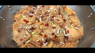 How To Make HYDERABADI DOUBLE KA MEETHA | Easy Double Ka Meetha Recipe Hindustani Zayka