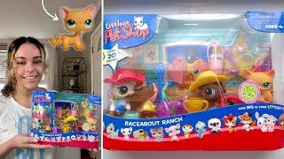 UNBOXING LITTLEST PET SHOP RACEABOUT RANCH (I got Brooke from LPS: Popular!)