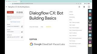 Dialogflow CX Bot Building Basics #arcade  #GSP928
