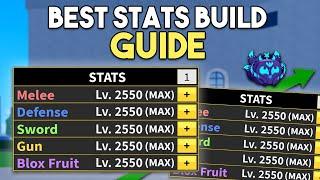 The PERFECT STATS BUILD Guide In Blox Fruits 2024!