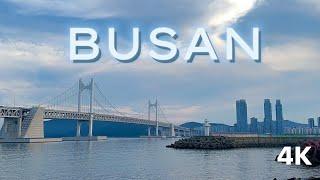 Busan  Gwangalli Beach in 4K: A Walking Tour of City's Gem