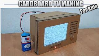 How to make a cardboard TV |DIY|