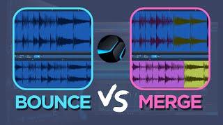 Bouncing vs Merging Audio Events #StudioOne