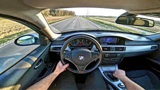 BMW E90 320D 163HP Manual (2006) | POV Test Drive Onboard