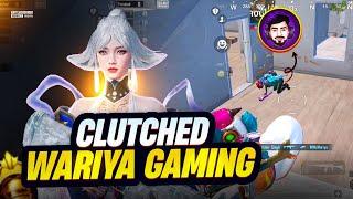 Clutched Wariya Gaming Squad | BGMI 1v4 Clutches | Solo Vs Squad Conqueror Lobby 1v4