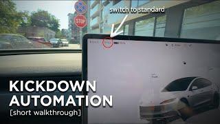 Kickdown Automation for Tesla Models | Switch Between Chill and Standard/Sport