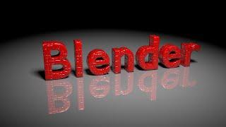 Анимация трансформации текста в Blender
