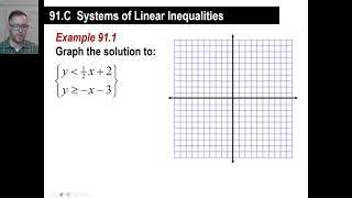 Saxon Math - Algebra 2: 3rd Edition (Lesson 91 - Linear Inequalities)
