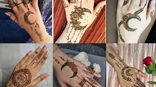 Ramzan mehndi designs 2025 | easy moon mehndi designs simple and beautiful