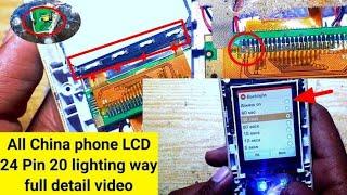 Kechada K22 Display Light  China Mobile Display No light Solution #whitedisplay #repairing #itel