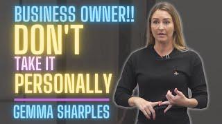 Don't Take It Personal | Gemma Sharples |