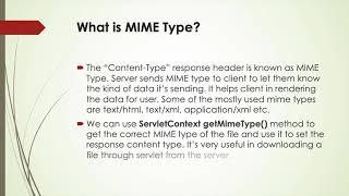 What is MIME Type?