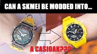 Modding a Skmei 2100 into a Casio Casioak GA-2100 DIY AliExpress