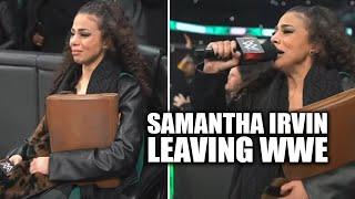 Samantha Irvin Is Leaving WWE