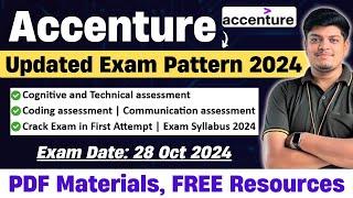 Accenture Updated Exam Pattern 2024 | Accenture Assessment Test 2024 |FREE PDF Material, Resources