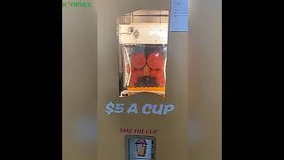 APP Control Orange Juice Vending Machine Coin Operated