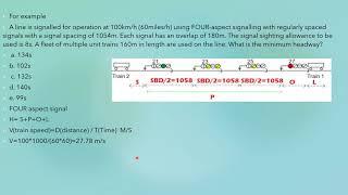 4- Aspect Headway Calculation