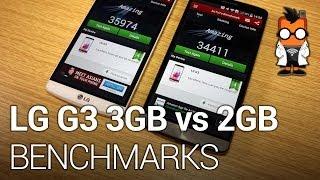 LG G3 Benchmarks - 3 GB vs 2 GB model