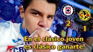 Clásico ganarte en el clásico joven!! Cruz Azul 2-1 América Reacciones desde el estadio