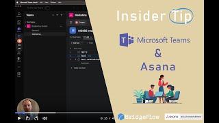 Insider Tip | Connect Microsoft Teams and Asana
