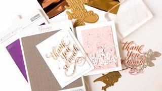 Hot Foil Basics Using The Glimmer & Gemini FoilPress With Carissa Wiley