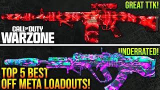 WARZONE: New TOP 5 BEST OFF-META LOADOUTS After Update! (WARZONE 3 Best Setups)