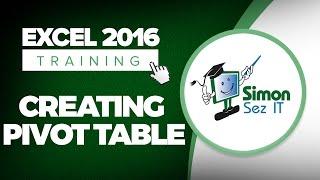 How to Create Pivot Tables in Microsoft Excel 2016