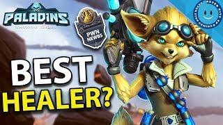 PIP MEGA POTION RESET BUILD! 100K DAMAGE AND HEALING! (Paladins Gameplay Ranked)