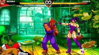 AKUMA VS XEONA KOF Mugen