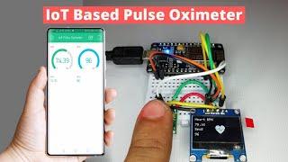 IoT based Pulse Oximeter using MAX30100 ESP8266 and Blynk App