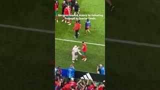 Moroccan players dance with their mothers #morocco #footballworldcup2022 #portugal