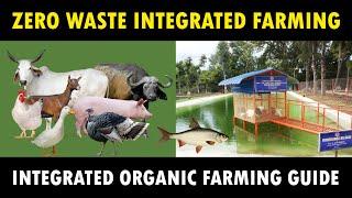 Zero Waste Integrated Organic Farming | Integrated Chicken, Goat, Cow, Fish, Duck and Pig Farming