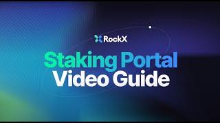 How to Use RockX Staking Portal