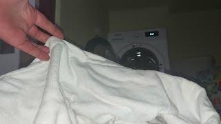 Towels will become soft again if you put this in the washing machine!