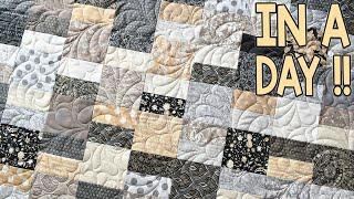 Parlour Elegance  | Layer Cake Quilt Pattern | In A Day | Quick and Easy