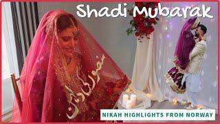 #MansoorWedsSameen Nikah Highlights From Norway | Nikah On Eid | May 2021 | Shadi Mubarak